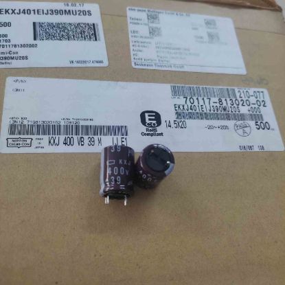 Picture of KXJ400VB39M CAPACITOR 39UF 400V