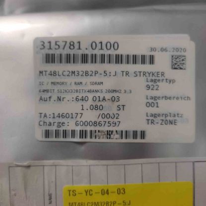 Picture of MT48LC2M32B2P-5:J