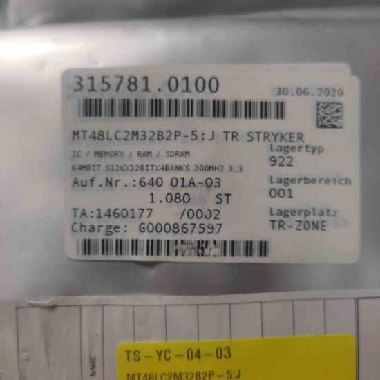 Picture of MT48LC2M32B2P-5:J