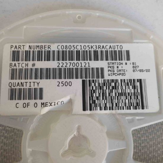 Picture of C0805C105K3RACAUTO