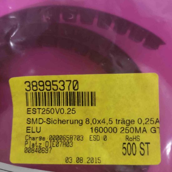 Picture of EST250V0.250