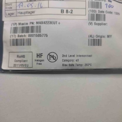 Picture of MAX4223EUT IC