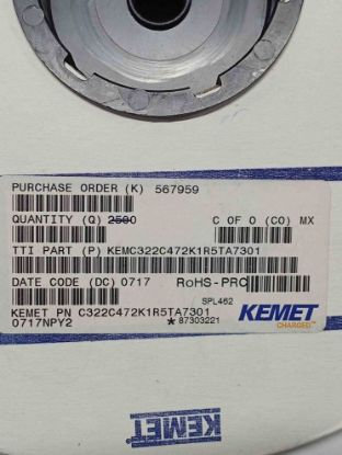 Picture of KEMC322C472K1R5TA7301