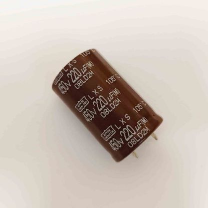 Picture of 220uF 450V  30x40mm 105  CAPACITOR