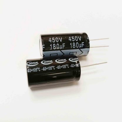 Picture of 180MF 450V 105 22x40mm SECON TEL AYAKLI