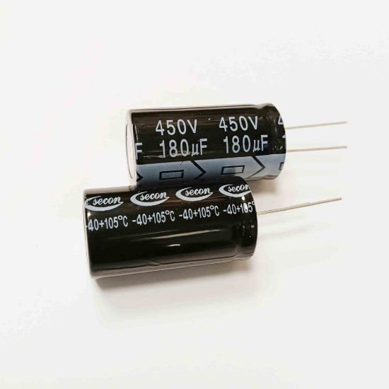 Picture of 180MF 450V 105 22x40mm SECON TEL AYAKLI