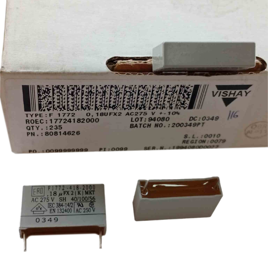 Picture of 17724182000-018uf-310vac-225mm-capacitor
