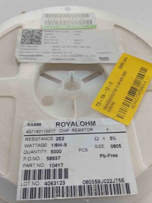 Picture of 0805s8j022jt5e-22r-805-resistor