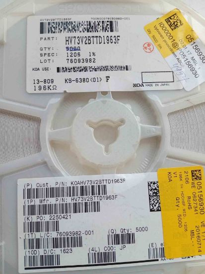 Picture of hv73v2bttd1963f-196k-1206-resistor