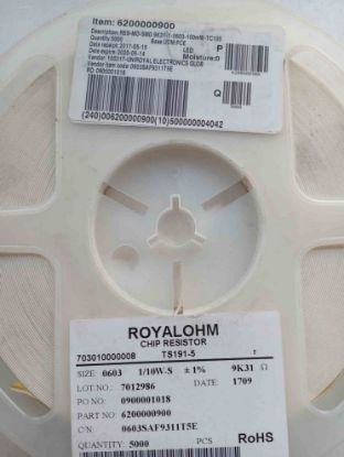 Picture of 0603saf9311t5e-931k-603-resistor