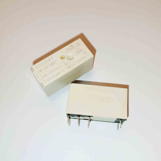 Picture of emi-sh-248d-48v-8a-2c-8pin-relay
