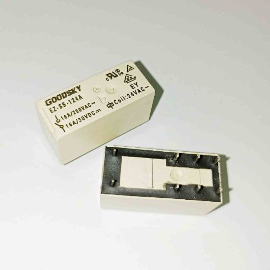 Picture of ez-ss-124a-24vac-16a-1c-8pin-relay