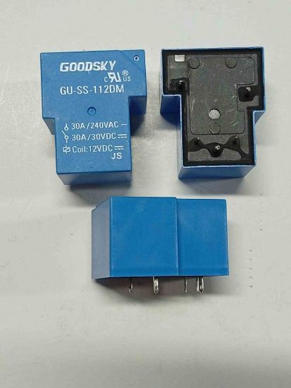 Picture of gu-ss-112dm-12v-30a-1c-5pin-relay