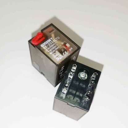 Picture of RE-203ALTU 24VAC 5A 2C 8PIN RELAY