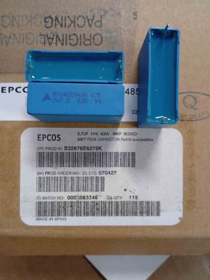 Picture of b32676e6275k-27uf-630v-375mm-capacitor