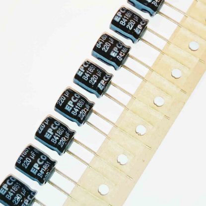 Picture of b41851a7227m8-220uf-35v-8x115mm-capacitor