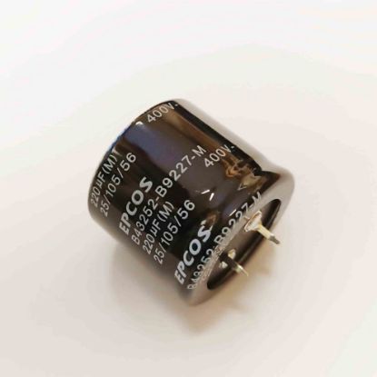 Picture of b43252b9227m-220uf-400v-35x30mm-105-capacitor