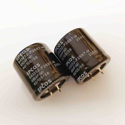 Picture of b43252f2687m-680mf-250v-capacitor