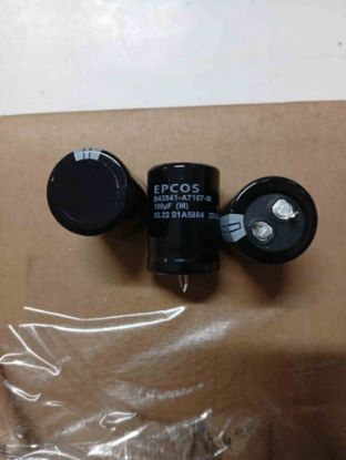 Picture of b43541a7107m-100uf-550v-25x35mm-2pin-capacitor