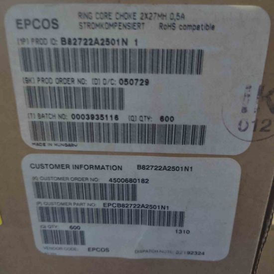 Picture of b82722-a2501-n1-2x27mh-500ma-filters-350-uh-233x195mm-radial