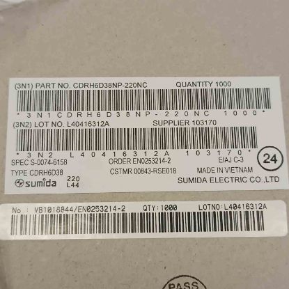 Picture of cdrh6d38np-220nc-22uh-13a-inductor