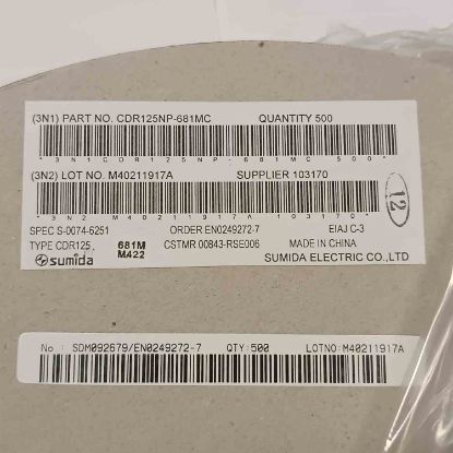 Picture of cdr125np-681mc-680uh-040a-13x12x6-inductor