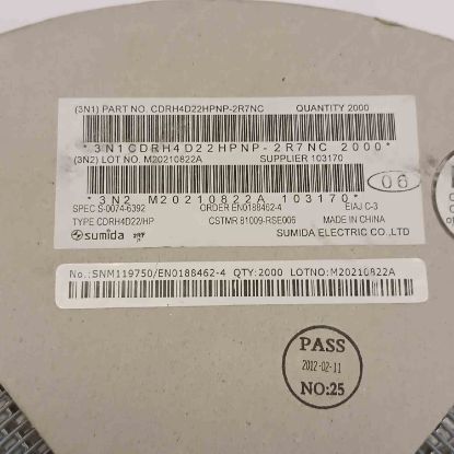 Picture of cdrh4d22hpnp-2r7nc-27uh-22a-5x5x24-inductor