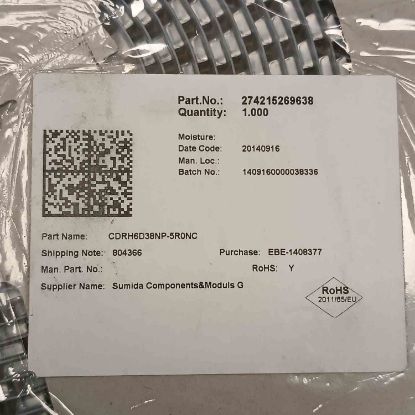 Picture of cdrh6d38np-5r0nc-5uh-29a-67x67x4mm-inductor