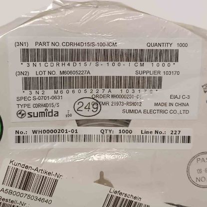 Picture of cdrh4d15s-100-icm-10uh-110a-474717mm-inductor