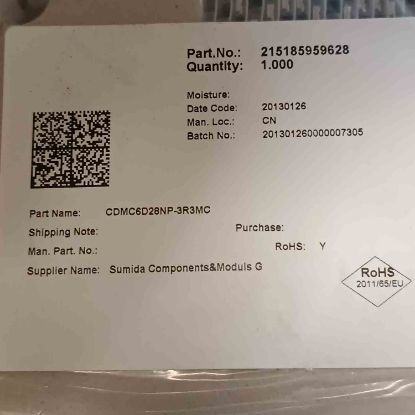 Picture of cdmc6d28np-3r3mc-33uh-63a-725x67x30-inductor