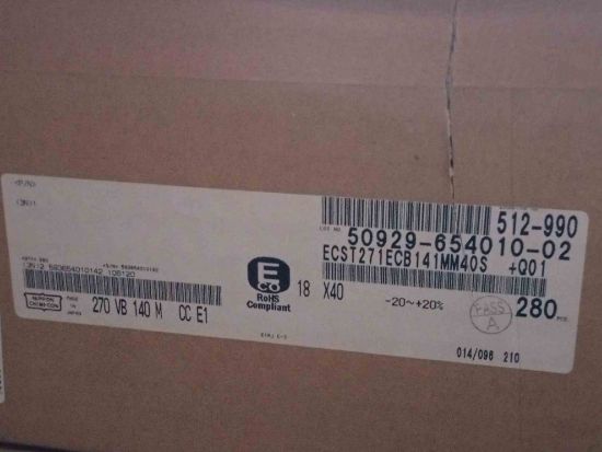 Picture of ECST271ECB141MM04S 140uF 270V 18x40mm CAPACITOR