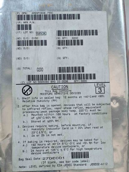 Picture of am29f080b-75sc-ic