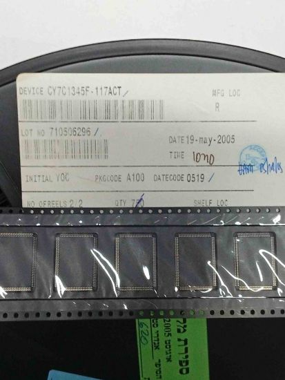 Picture of cy7c1345f117act