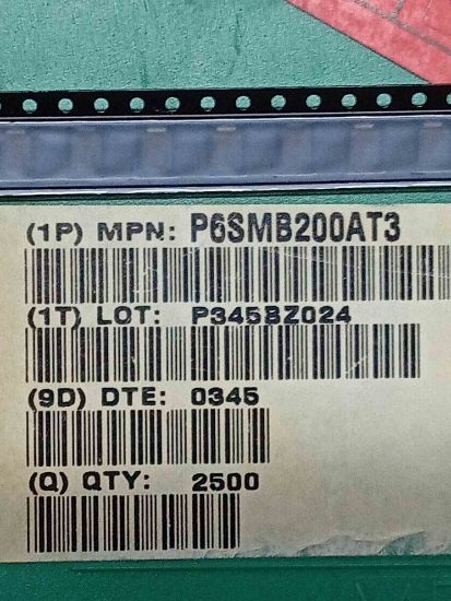 Picture of p6smb200at3-200v-600w-diode