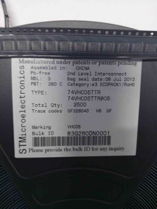 Picture of 74vhc05ttr-ic