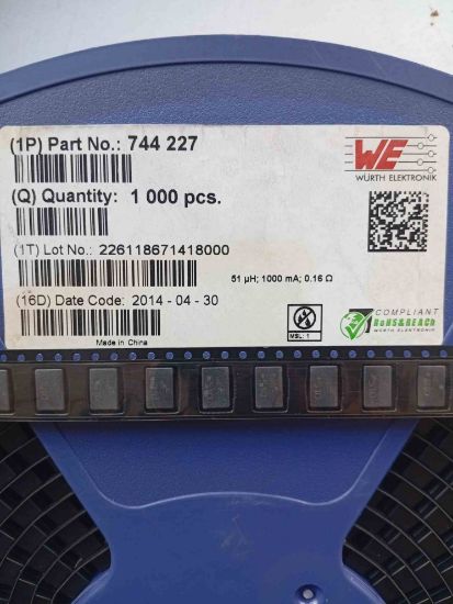 Picture of 744227-51uh-1a-92mm-x-6mm-x-5mm-smd-inductor