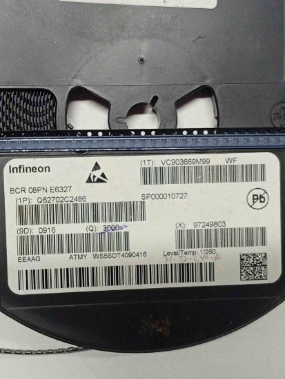 Picture of bcr08pne6327-transistor